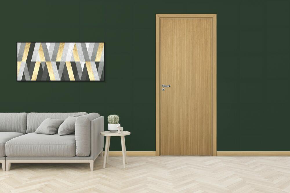 Kit Porta 2,10M X 70CM M14 a M21 Direta e Esquerda Lisa Freijo Interna Pinhal