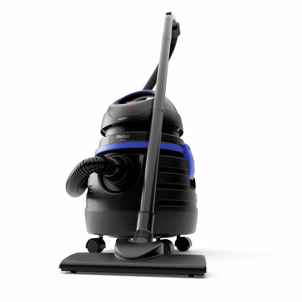 ASPIRADOR DE PÓ E ÁGUA 20L PAS80 PRETO/AZUL 127V