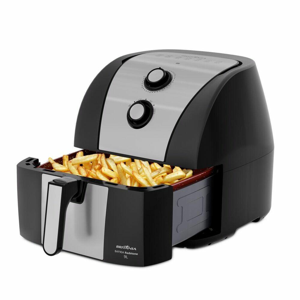 FRITADEIRA 9L BAF90A PRETO INOX 220V