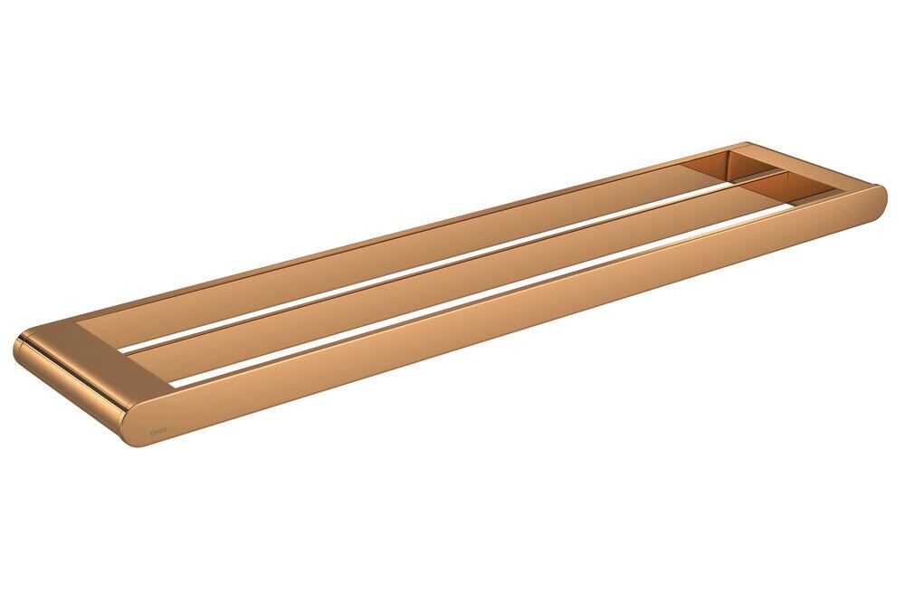 Porta Toalha Barra Duplo 60cm Versa Red Gold Deca