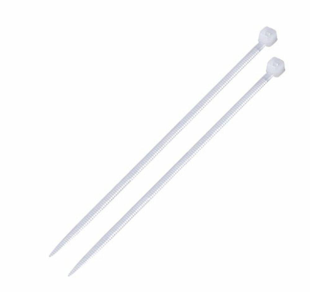 Abraçadeira 3,6x140mm Nylon Natural 100 Peças Bemfixa