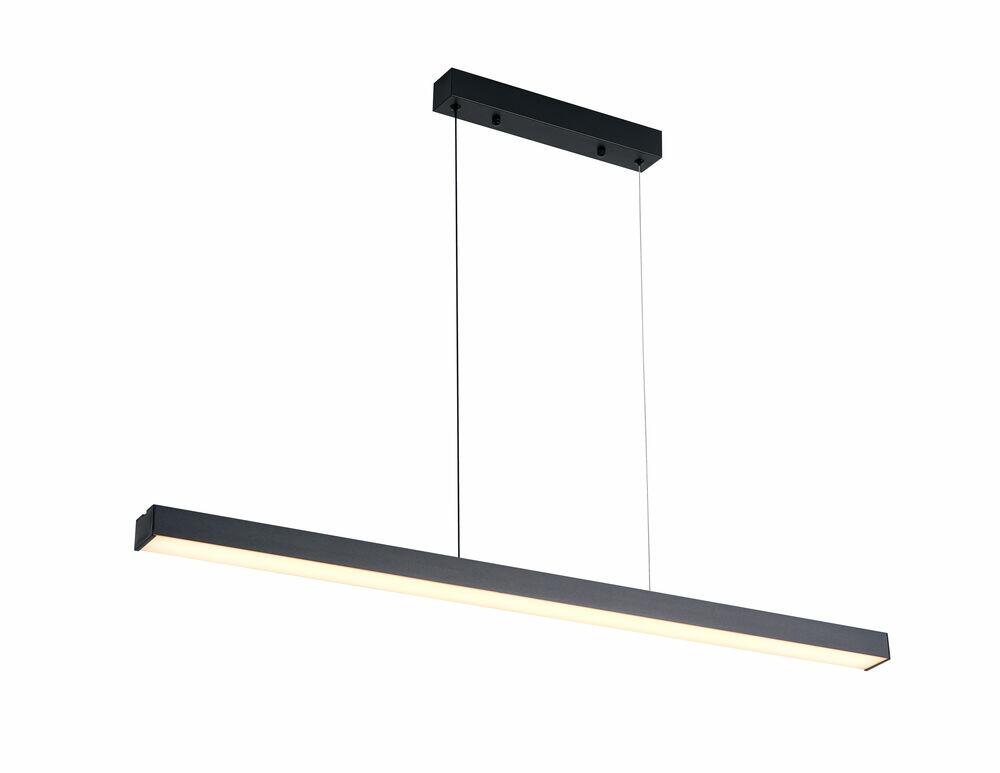 Pendente LED Minimalista 25W 3000K Preto Bivolt Vitralux