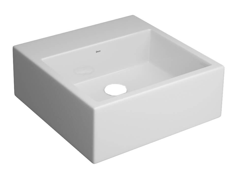 Cuba para Banheiro de Apoio Quadrada com Mesa 41x41 L.73.17 Deca