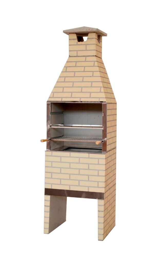 Churrasqueira Pré-Moldada 75Cm Tijolinho Amarela Primus