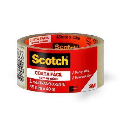 Fita Adesiva 3M Corta Fácil 4,5cmx40m