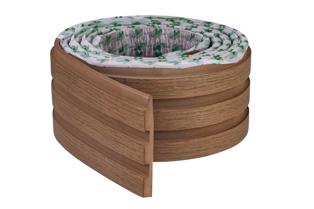 Painel Ripado EVA Autocolante 10cm x 2,5m Madeto Cinamomo Meu Rodapé