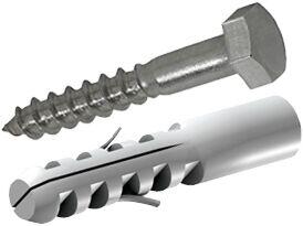 Bucha para Concreto com Parafuso Bemfixa 12mm 2 Peças