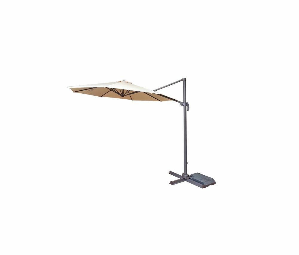 Ombrelone Alumínio 3,00M UP com Alavanca Taupe Fascino