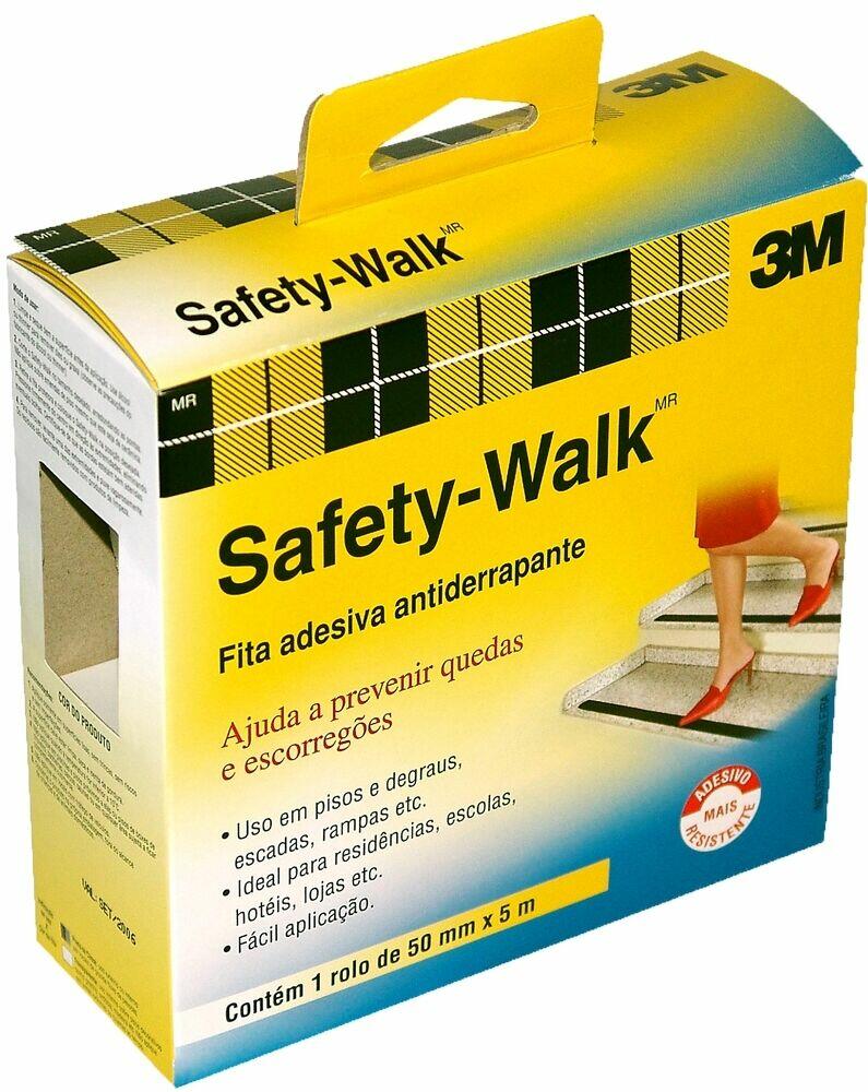 Fita Antiderrapante Safety Walk 5,5cmx5m Transparente 3M