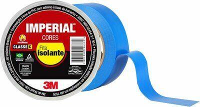 Fita Isolante 3M Imperial 18mmx10m Azul