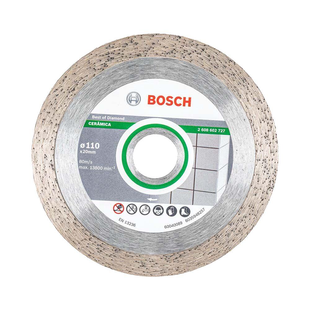 Disco Diamantado Contínuo Cerâmica 110mm Bosch