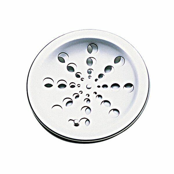 Grelha para Ralo com Fecho Redonda sem Caixilho 15cm Inox Moldenox