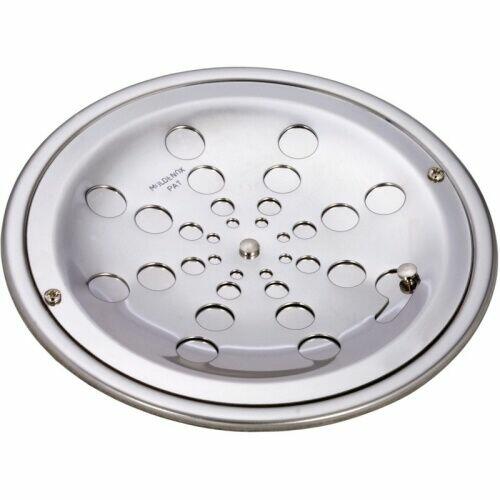 Grelha para Ralo Redonda 15cm Inox Moldenox