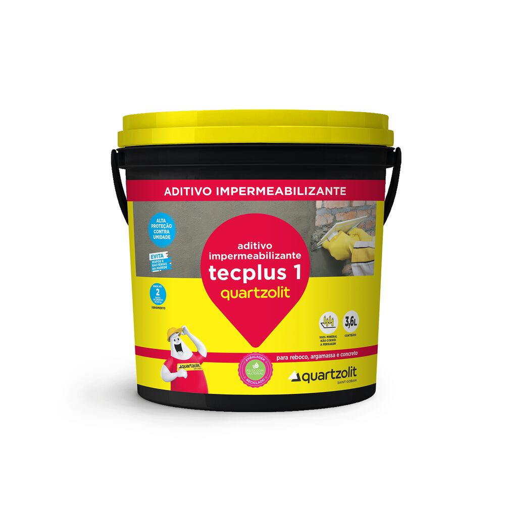 Impermeabilizante Quartzolit Tecplus 1 3,6L