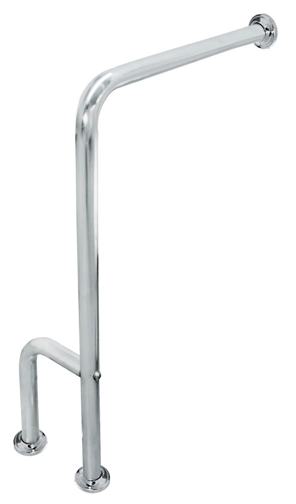 Barra de Apoio em L Sanitária 73X80cm Cromado Sicmol