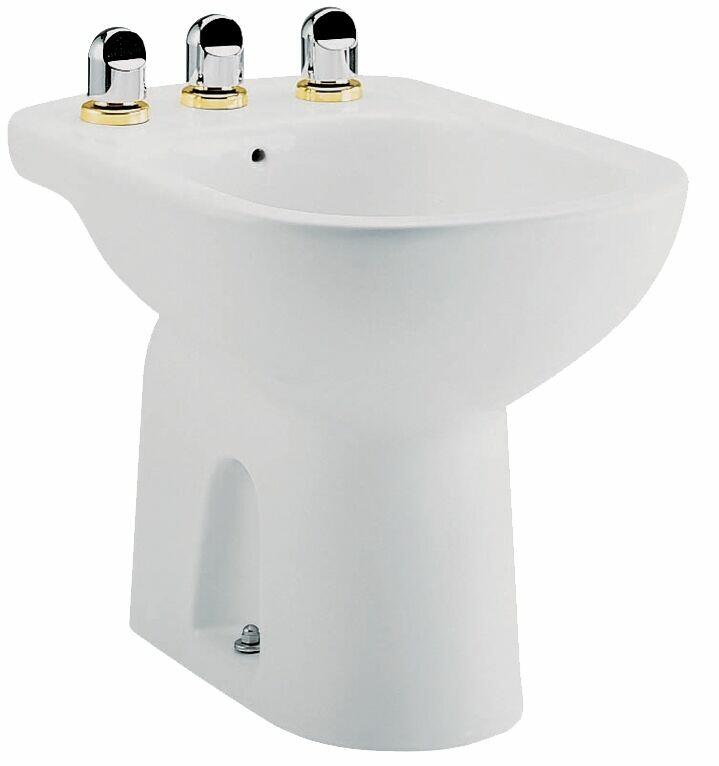 Bidê 3 Furos Deca Vogue Plus Branco Gelo