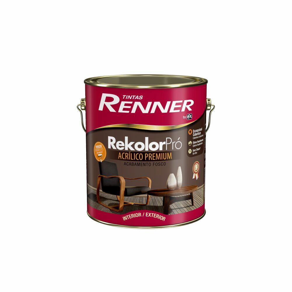 Tinta Renner Rekolor Pró Super Premium 3,6L Branco Fosco