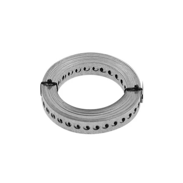 Fita Perfurada 19mm x 10m Profissional Inox Fixwell Brico Forte