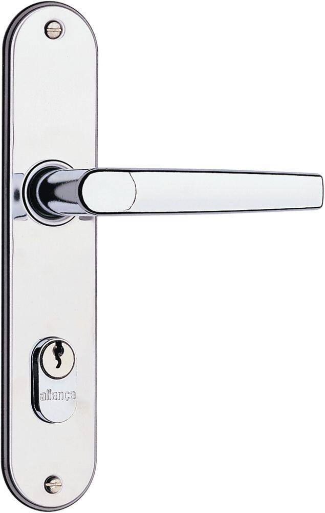 Fechadura Roseta Externa 40mm Inox Quadratta Aliança