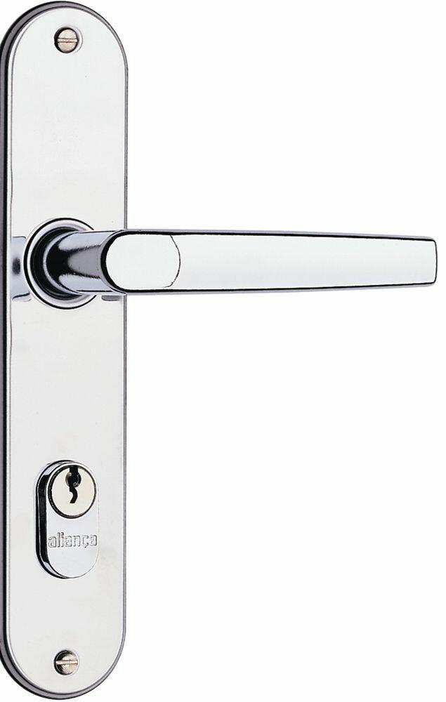 Fechadura Roseta Banheiro 40mm Inox Quadratta Aliança