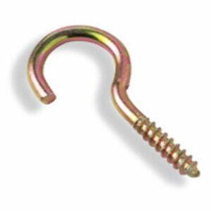 Gancho de Metal para Madeira Bemfixa 14x30mm 5 Peças 7211