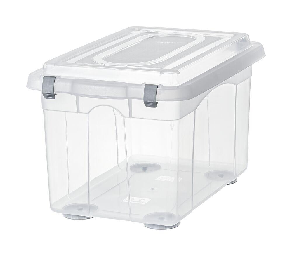 Caixa Organizadora Sanremo Top Stock 16,7L 40x27x23cm Cristal