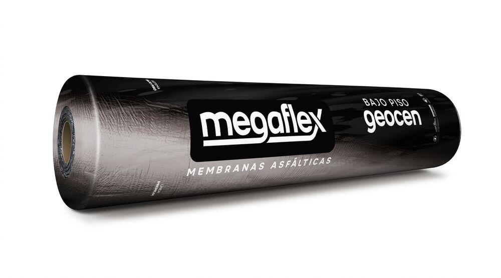 Manta Asfáltica Geocen Poliéster Preto Sem Alumínio 1mx10x4mm Megaflex