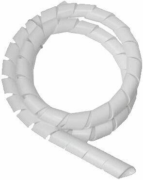 Organizador de Fios 12mm Bemfixa Uniflex Natural