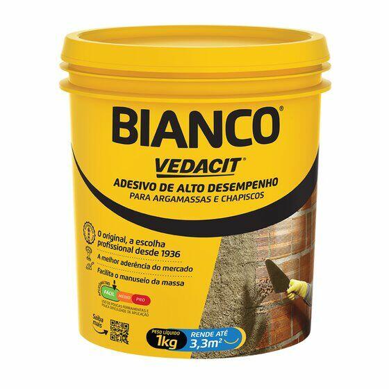 Adesivo para Argamassa e Chapisco Bianco 1kg Vedacit