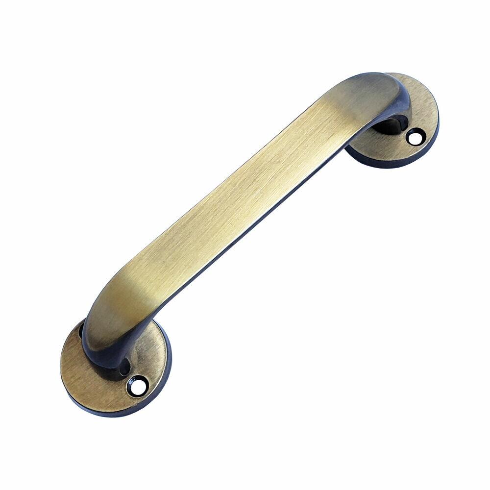 Puxador União Mundial Classic Quadrado 10cm Latão Oxidado