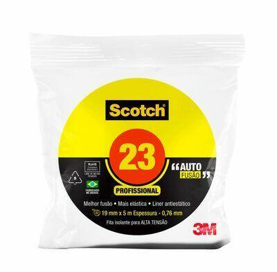 Fita Isolante Autofusão 3M Scotch 19mmx5m Preta