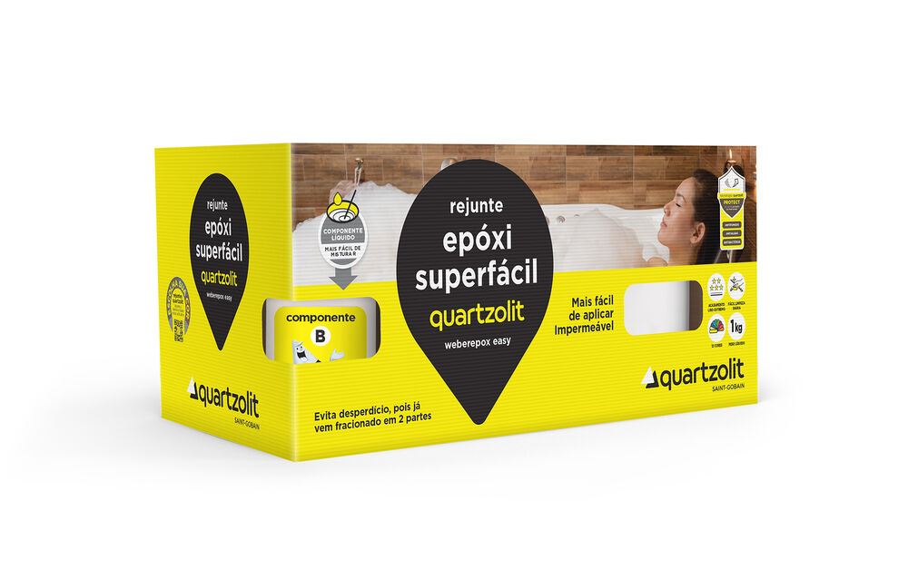 Rejunte Epóxi Quartzolit Marfim 1kg