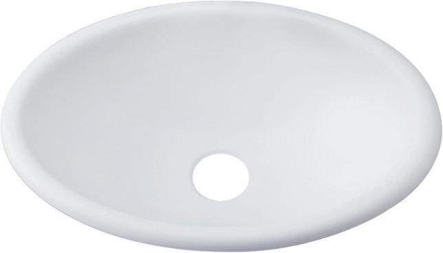 Cuba para Banheiro de Sobrepor Oval 43x31 Branco Gelo L.65.17 Deca