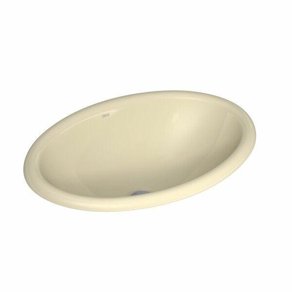 Cuba para Banheiro de Sobrepor Oval 43x31 Creme L.65.37 Deca