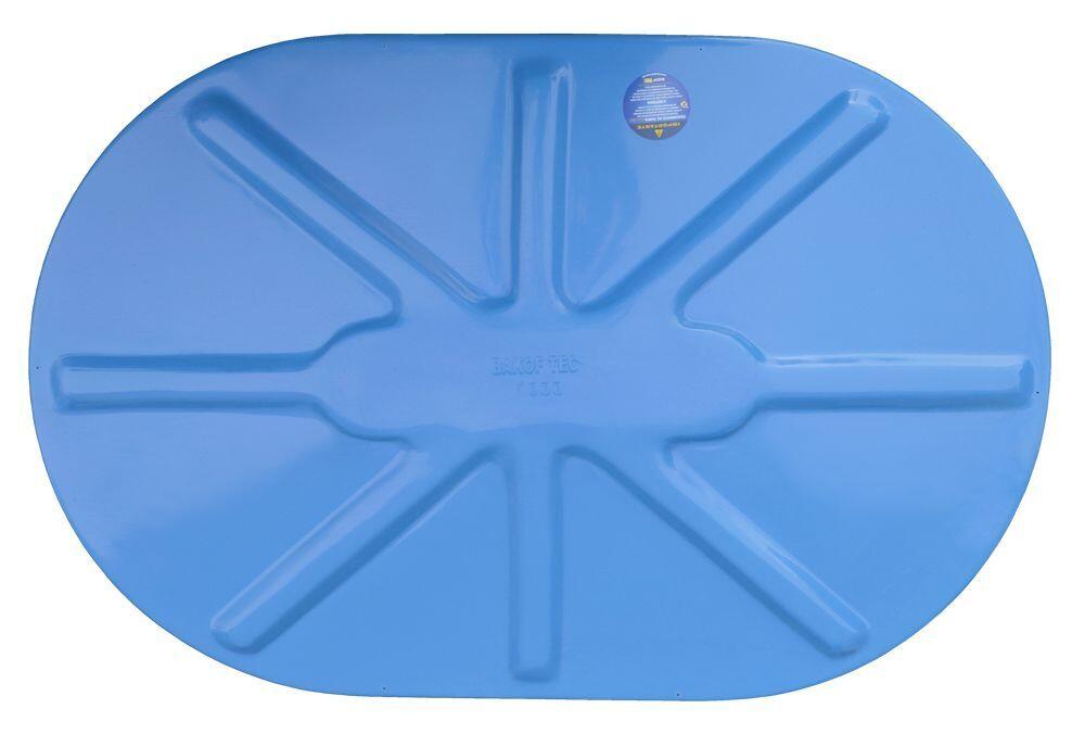 Tampa para Caixa D'Água Fibra Bakof Tec 1000L Retangular Azul