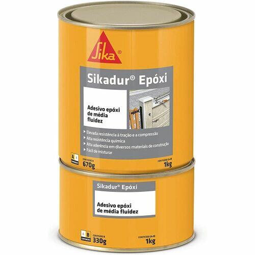 Adesivo Estrutural à Base de Resina Sikadur Epóxi 1Kg Sika