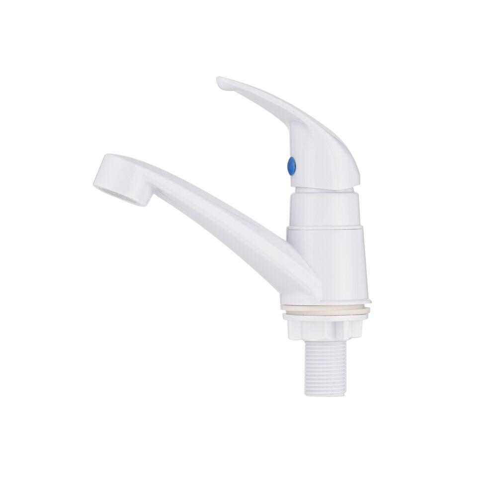 Torneira em Abs de Lavatório Baixa Mono Up Branco Hidrofama