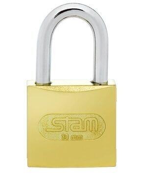 Cadeado 30mm  Latonado  Stam