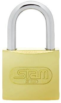 Cadeado 40mm Latonado Stam