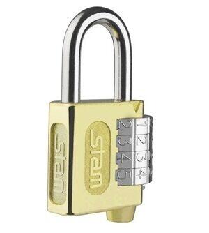 Cadeado 40mm Segredo Latonado  Stam
