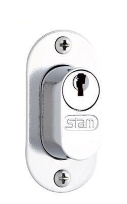 Fechadura Bico Papagaio 18mm 901 Inox Perfil Metálico Stam