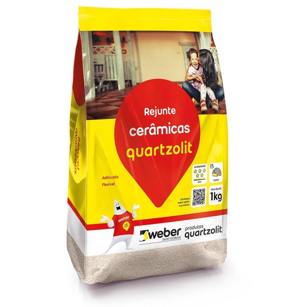 Rejunte Flexível Quartzolit Marrom Café 1kg
