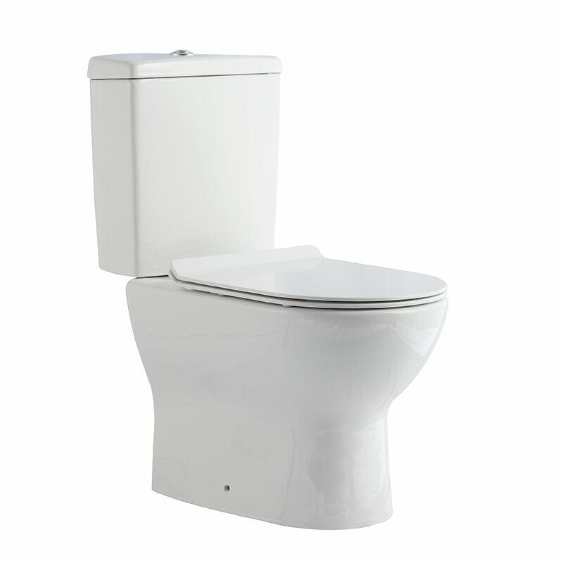 Kit Vaso Sanitário com Caixa Acoplada Acionamento Duplo 3/6L N. Mônaco Branco Addra