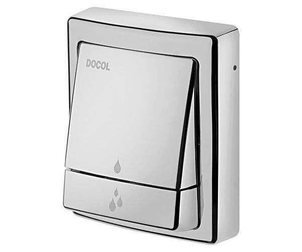 Acabamento para Válvula de Descarga Square Salvágua Cromado Docol