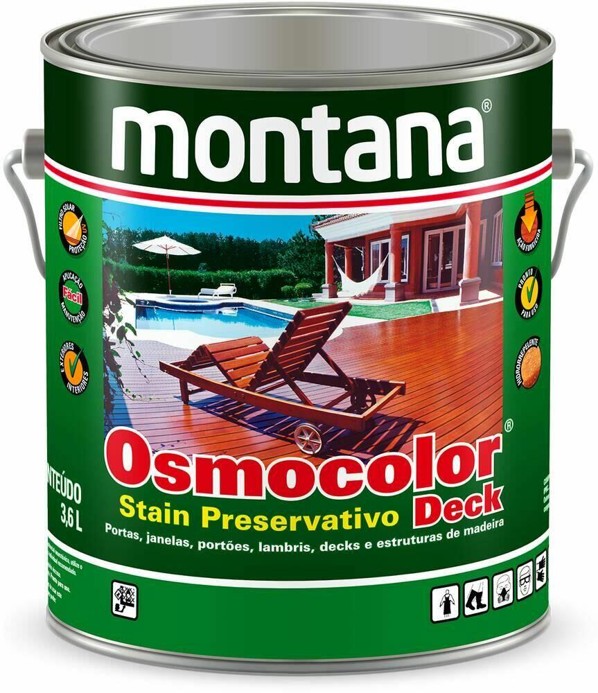 Stain Montana Osmocolor UV Deck 3,6L Castanho Acetinado