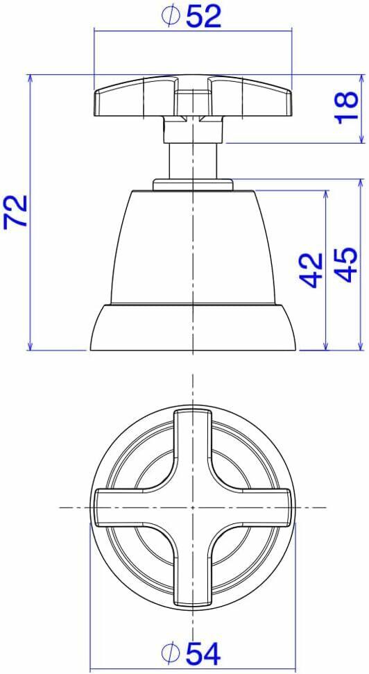 Acabamento para Registro 1/2