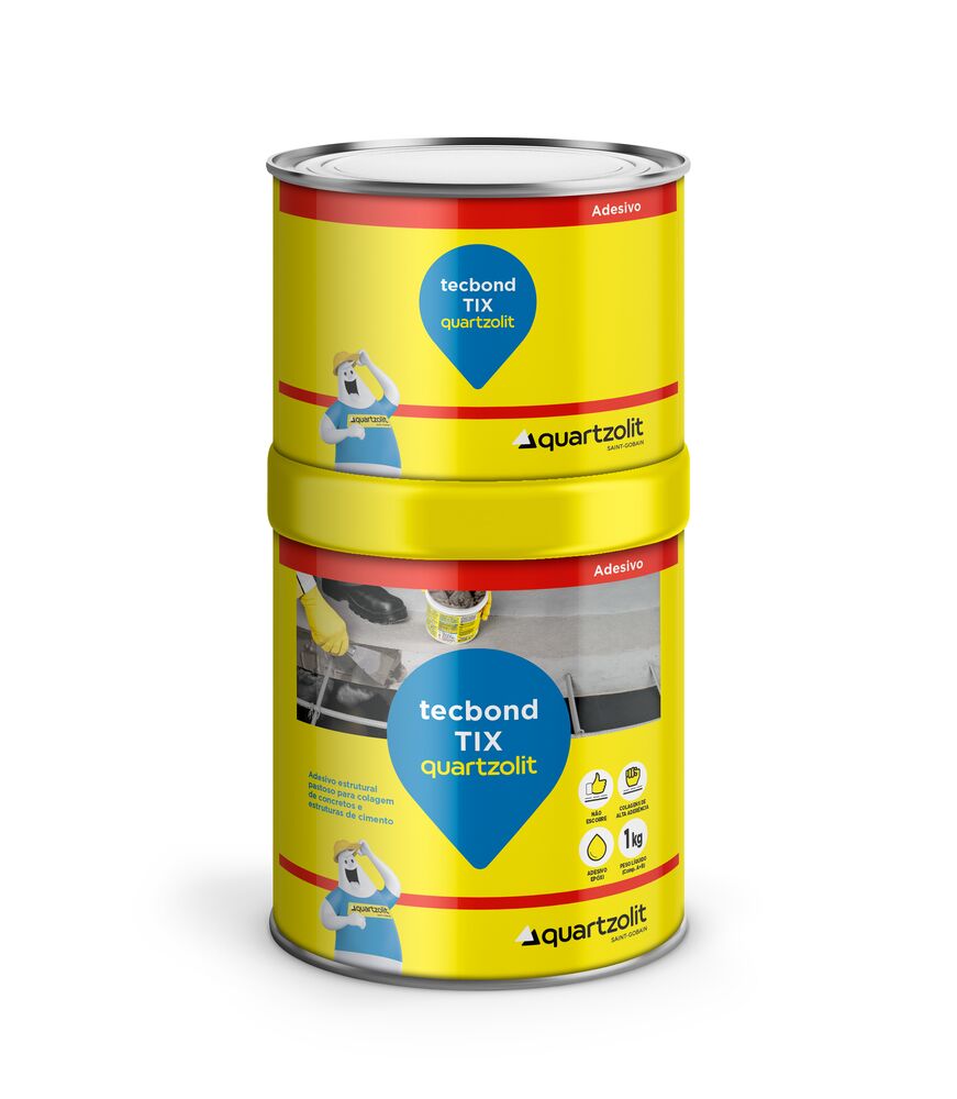 Adesivo Estrutural Tecbond Tix 1Kg  Quartzolit