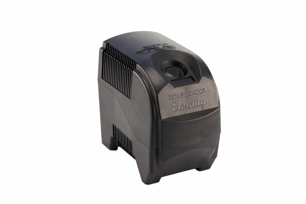 Estabilizador Eternity 300VA Bivolt Preto Force Line