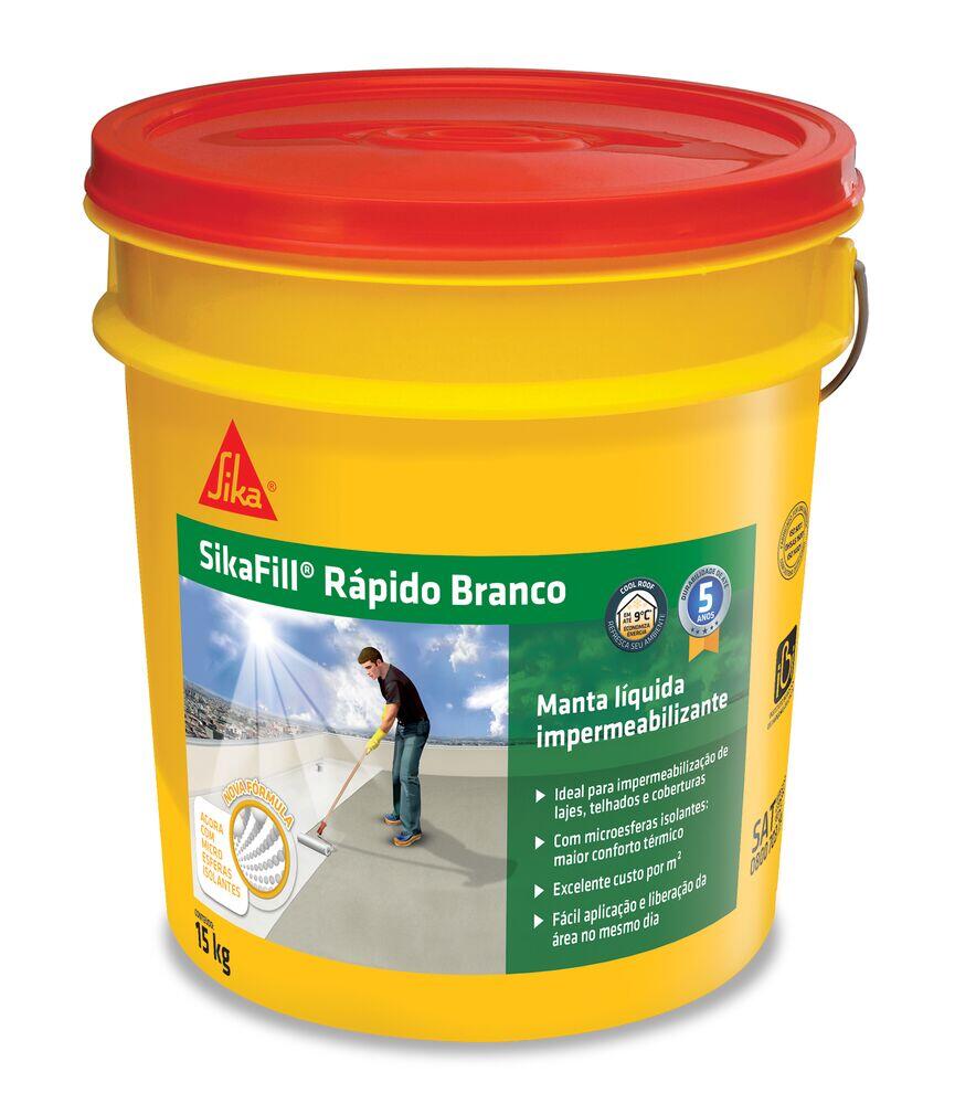 Impermeabilizante Sika Sikafill Rápido 15kg Branco