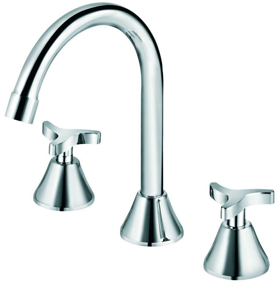 Torneira Misturador para Lavatório de Mesa Bica Alta Trio 1/2